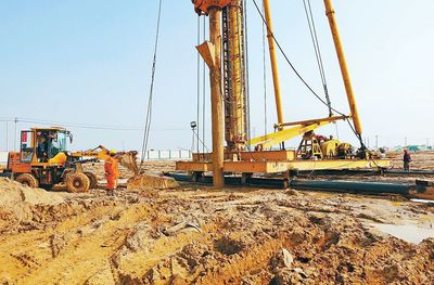 九溪大橋打下第一根樁！濱海東大道預(yù)計2021年底竣工通車